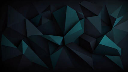 Abstract Dark Background with Geometric Graphic Elements