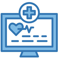 Fototapeta premium Monitor Icon