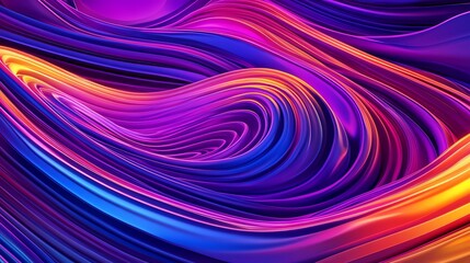 Abstract Swirls of Color