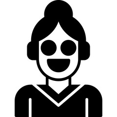 Anonymous Woman Icon
