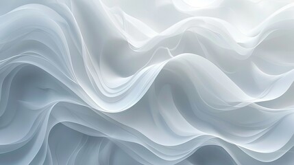 Obraz premium Abstract background in white and gray tones, featuring subtle, blurred patterns. A light, pale vector backdrop with an abstract geometric design