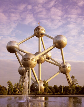 The Atomium ,  Brussels , Belgium, 