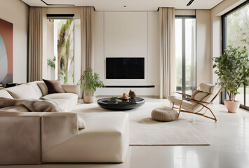 Fototapeta premium living room interior