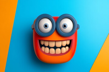 Fototapeta premium World smile day illustration.