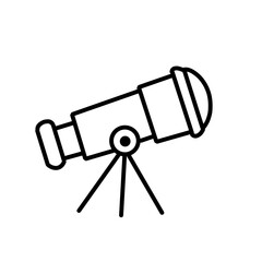 universe thin line icon