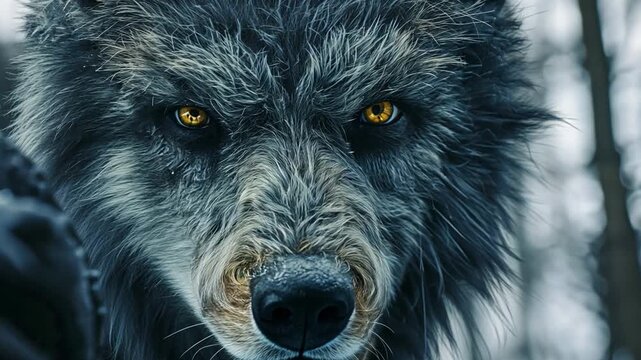 a frightening werewolf Halloween outfit