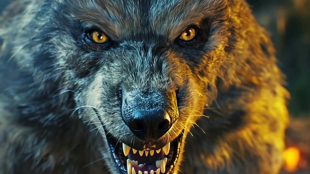 a frightening werewolf Halloween outfit