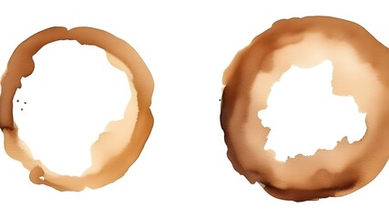 A brown stain ring