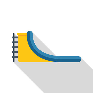 recommend clip art: Inflatable water slide for having fun in the swimming pool during summer holidays