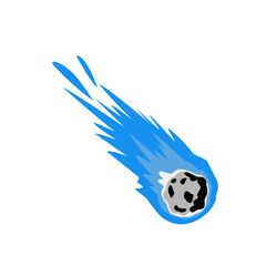 Vector meteor asteroid comet © Zona