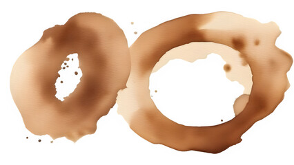 A brown stain ring