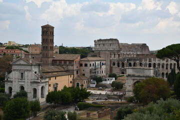 Obraz premium Architektura Rzymu, Italia.