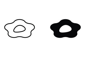 omelet concept line icon. Simple element illustration. omelet concept outline symbol design from Food set. Can be used for web and mobile UI/UX