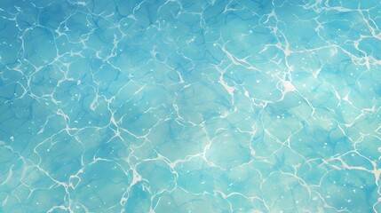 Obraz premium Abstract Water Texture, Blue and White Water Ripples.