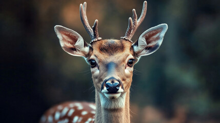 A young deer with antlers --ar 16:9 --v 6.1 Job ID: 6ffa84e5-1ab9-4509-ab08-07246ecc9cea