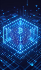 Holographic representation of blockchain and crypto currency technology