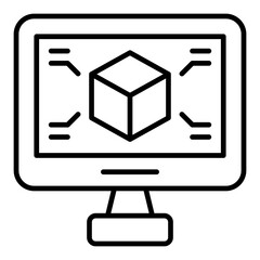 3d modeling Icon
