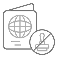 Illegal Passport Icon