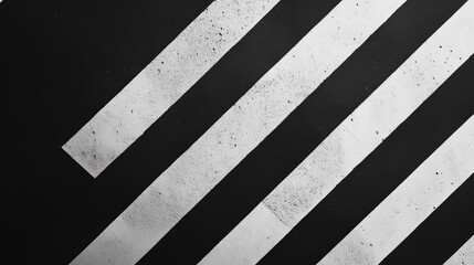 Black and white diagonal stripes, bold and striking background