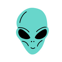 Space cartoon illustration