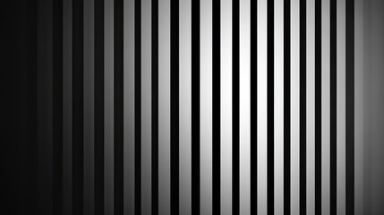 Obraz premium Black and white gradient stripes, sleek and modern background