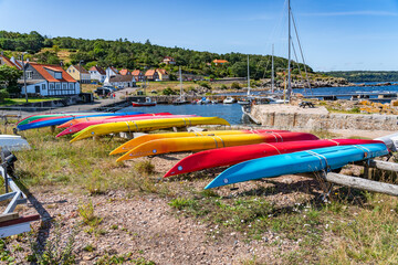 Gudhjem -Views around the Danish Island of Bornholm