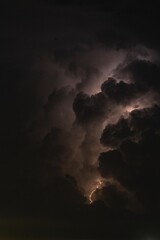 Obraz premium Tempesta di fulmini