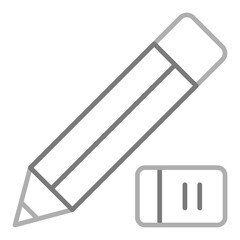 Pencil and eraser Icon