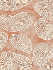 Vibrant Textured Wallpaper Pattern with Organic Geometric Style and Random Pantone Colors Japanese Bohemian Nordic Boho Woodblock Prints for Modern Interior Decor