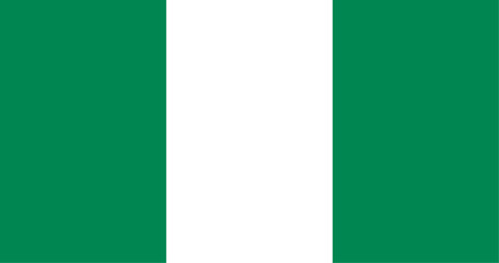 Obraz premium Nigeria Flag Illustration