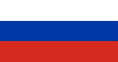 Fototapeta premium Russia Flag Illustration