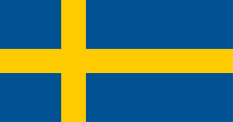 Sweden Flag Illustration