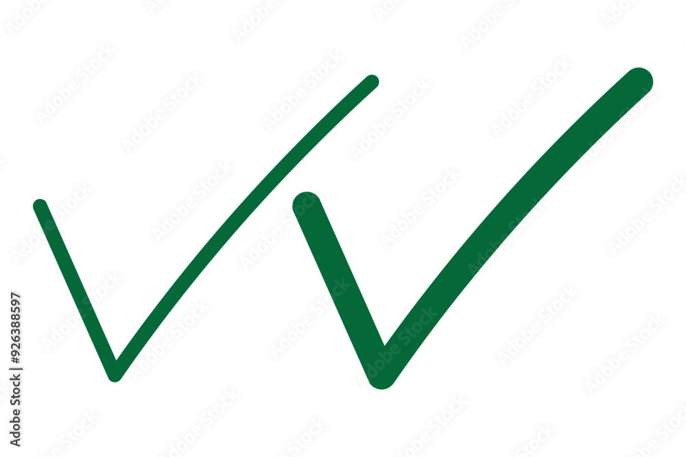 Poster green check mark transparent background png file type
