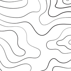 A seamless pattern of thin black lines creates a dynamic, flowing abstract design vector on a clean white background.