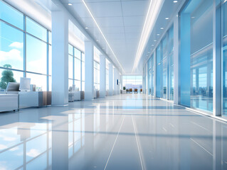 Obraz premium Attractive modern minimalistic clean corporate professional business office