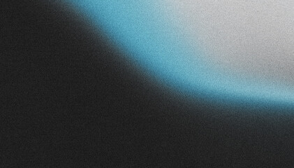 dark silver grainy sky blue gradient background with blazing blue light and noise texture effect banner in the background