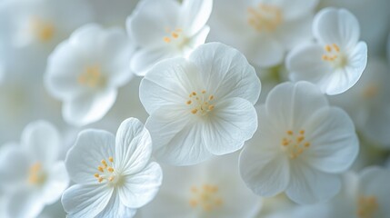 High-Definition Close-Up of Bacopa Monnieri Flowers Capturing Intricate Petal Details and Textures