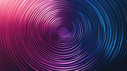 Abstract circle gradient featuring concentric rings and a ripple effect. Ideal for futuristic technology themes, geometric stripe patterns for advertising, web design, and social media.