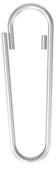 3D illustration of Paper Clip.