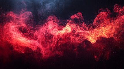 Fototapeta premium red and black smoke texture background