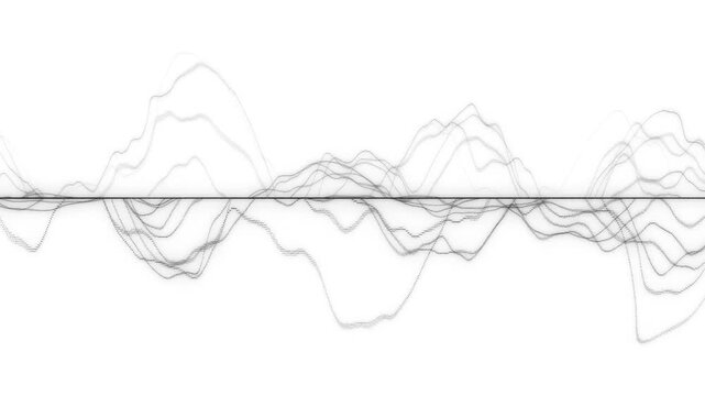 Rippling abstract waveform animation background concept