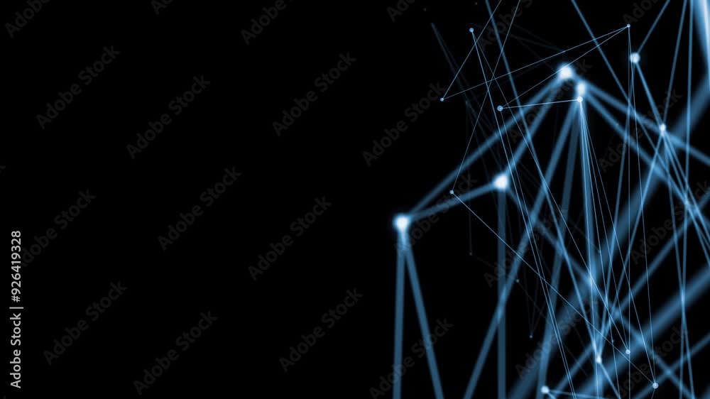 Poster Communication network abstract background concept