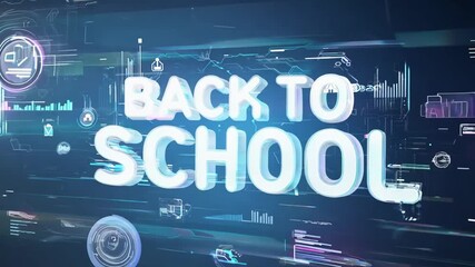 Back to School Digital Graphic Promoting Educational Activities Generative AI