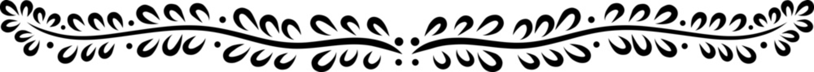 Hand-Drawn Nature Decoration Divider