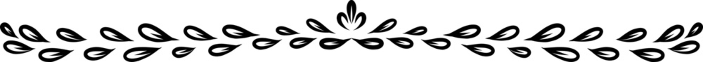 Hand-Drawn Nature Decoration Divider