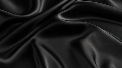 Fototapeta premium Elegant black background with a faint glow and smooth texture, perfect for high-end design themes and luxury branding.