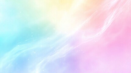 Obraz premium Dreamy Pastel Sky: A soft and ethereal pastel sky, a soothing and dreamy background. 