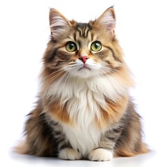 Obraz premium Fluffy Cat Portrait.