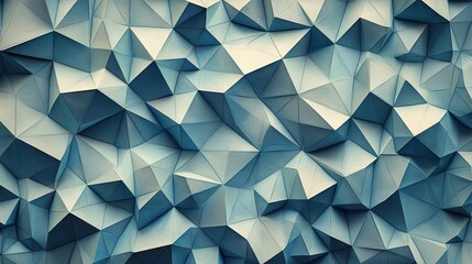 Obraz premium Geometric seamless texture of triangles with dimensional shadows, providing a modern and versatile background for digital use.