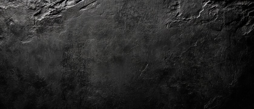 Ultrawide Rough Black Wall Texture Backdrop
